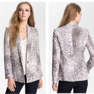 Truth and Pride Blazer Size Small Sz S Light Gray Grey Marbled White Career Boss